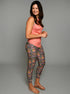 The Tie Back Tank - Floral / Mini Gingham
